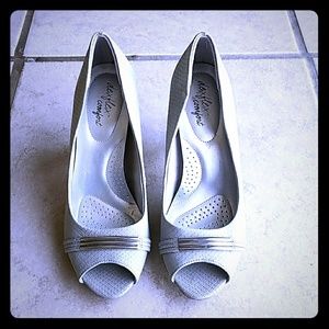 Light gray heels